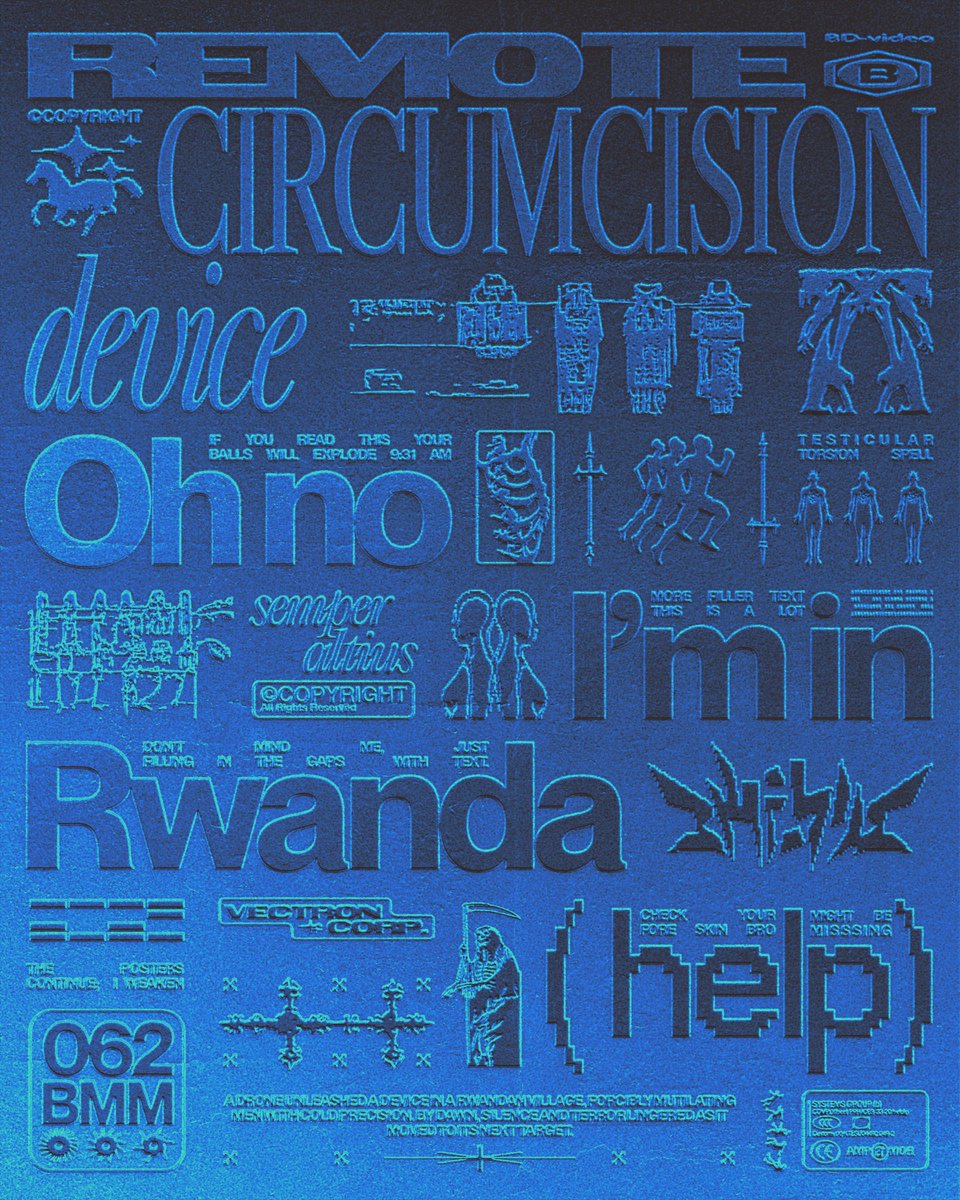 Pardon my french.

Context is a BBC piece on the Rwandan government's low-cost, painless circumcision device and a bad dream