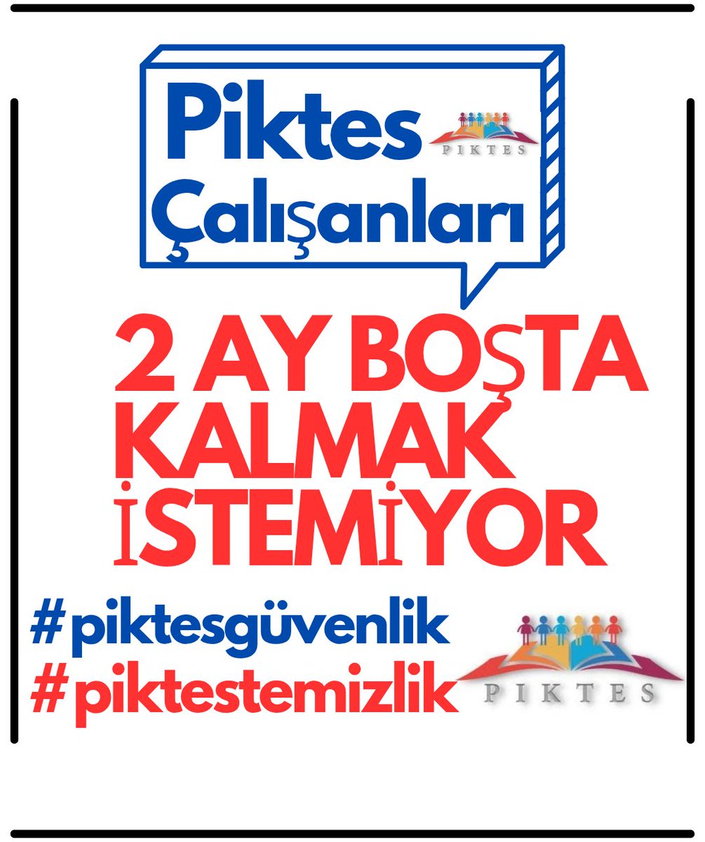 #PİKTES TAŞERON 🇹🇷 (@piktes_taseron) on Twitter photo #Milli Eğitim Bakanlığı'na Bağlı Okullarda Görev Yapan PİKTES ÇALIŞANLARI olarak güvence istiyoruz
10 ay çalışıp 2 ay boşta kalmak istemiyoruz
#piktesesüreklilik
<a href="/RTErdogan/">Recep Tayyip Erdoğan</a> <a href="/iletisim/">T.C. İletişim Başkanlığı</a> <a href="/RTEdijital/">Erdoğan Dijital Medya</a> <a href="/Yusuf__Tekin/">Yusuf Tekin</a> <a href="/cengizmete/">Cengiz Mete</a> #Milli Eğitim Bakanlığı'na Bağlı Okullarda Görev Yapan PİKTES ÇALIŞANLARI olarak güvence istiyoruz
10 ay çalışıp 2 ay boşta kalmak istemiyoruz
#piktesesüreklilik
<a href="/RTErdogan/">Recep Tayyip Erdoğan</a> <a href="/iletisim/">T.C. İletişim Başkanlığı</a> <a href="/RTEdijital/">Erdoğan Dijital Medya</a> <a href="/Yusuf__Tekin/">Yusuf Tekin</a> <a href="/cengizmete/">Cengiz Mete</a>