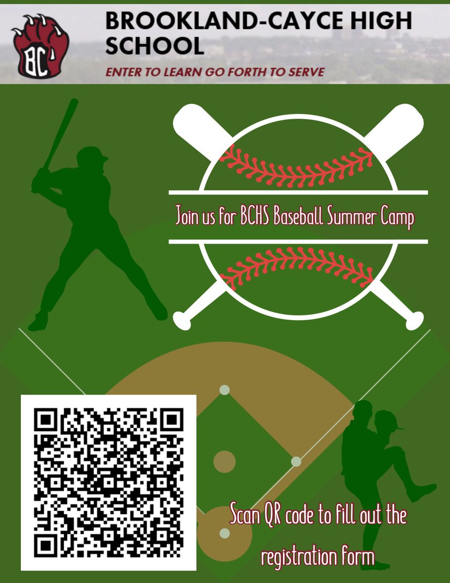 One week away from our BC Baseball Youth Camp. Don’t miss your chance to sign up!

Dates: June 9-11
Times: 9 am-12 pm
Camp Price: $70
Location: BC Baseball Field / Indoor Turf Room
Ages: 6-13
What to Bring: Cleats/Tennis Shoes, Gloves, Bats, Hats, Baseball Pants or Shorts