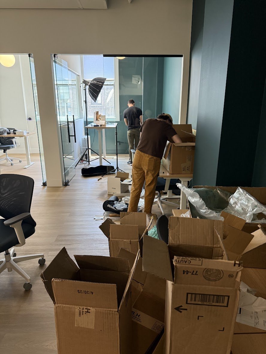 jspeiser's tweet image. building out @thesamparr 's new pod studio @ our new Hampton office