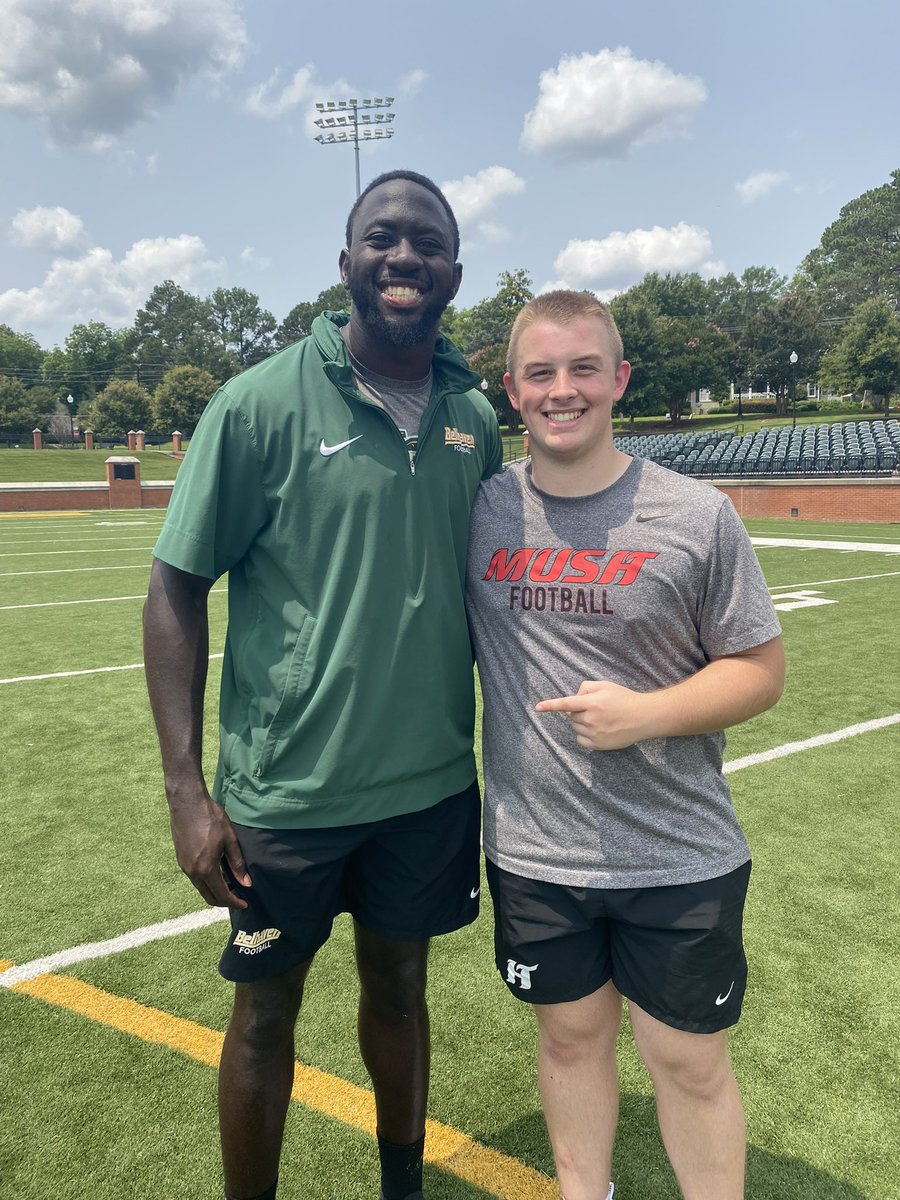 Jackson Webb (@prez_jwebb) on Twitter photo Had a great time learning at the <a href="/BelhavenFB/">Belhaven Football</a> camp. It was great meeting with Coach <a href="/MAsagunla/">Mayowa Asagunla</a> and Coach <a href="/Coach_Sheron/">Josh Sheron</a>.
<a href="/joshfloydHT/">Josh Floyd</a> <a href="/CoachECarroll/">Ethan Carroll</a> <a href="/CoachL__/">Coach L</a> <a href="/CoachHsbs/">Haston Coates</a> Had a great time learning at the <a href="/BelhavenFB/">Belhaven Football</a> camp. It was great meeting with Coach <a href="/MAsagunla/">Mayowa Asagunla</a> and Coach <a href="/Coach_Sheron/">Josh Sheron</a>.
<a href="/joshfloydHT/">Josh Floyd</a> <a href="/CoachECarroll/">Ethan Carroll</a> <a href="/CoachL__/">Coach L</a> <a href="/CoachHsbs/">Haston Coates</a>