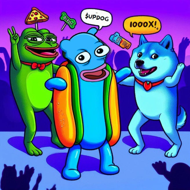Updogdisorder's tweet photo. @iamheci Degens Only
“What?” That’s the sound normies make missing the next 100x. Brett’s hot dog alter ego = $UPDOG. BASE-native. Meme-powered.
#Updog #DegenFuel #BasedChain https://t.co/jD59OYrSIK