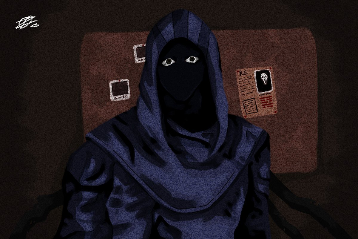 Hex_This's tweet photo. He's watching...

(Alt version)

#dbd #DeadbyDaylight #ghostface #dbdghostface #dbddannyjohnson #dannyjohnson https://t.co/lXVHDroj8l