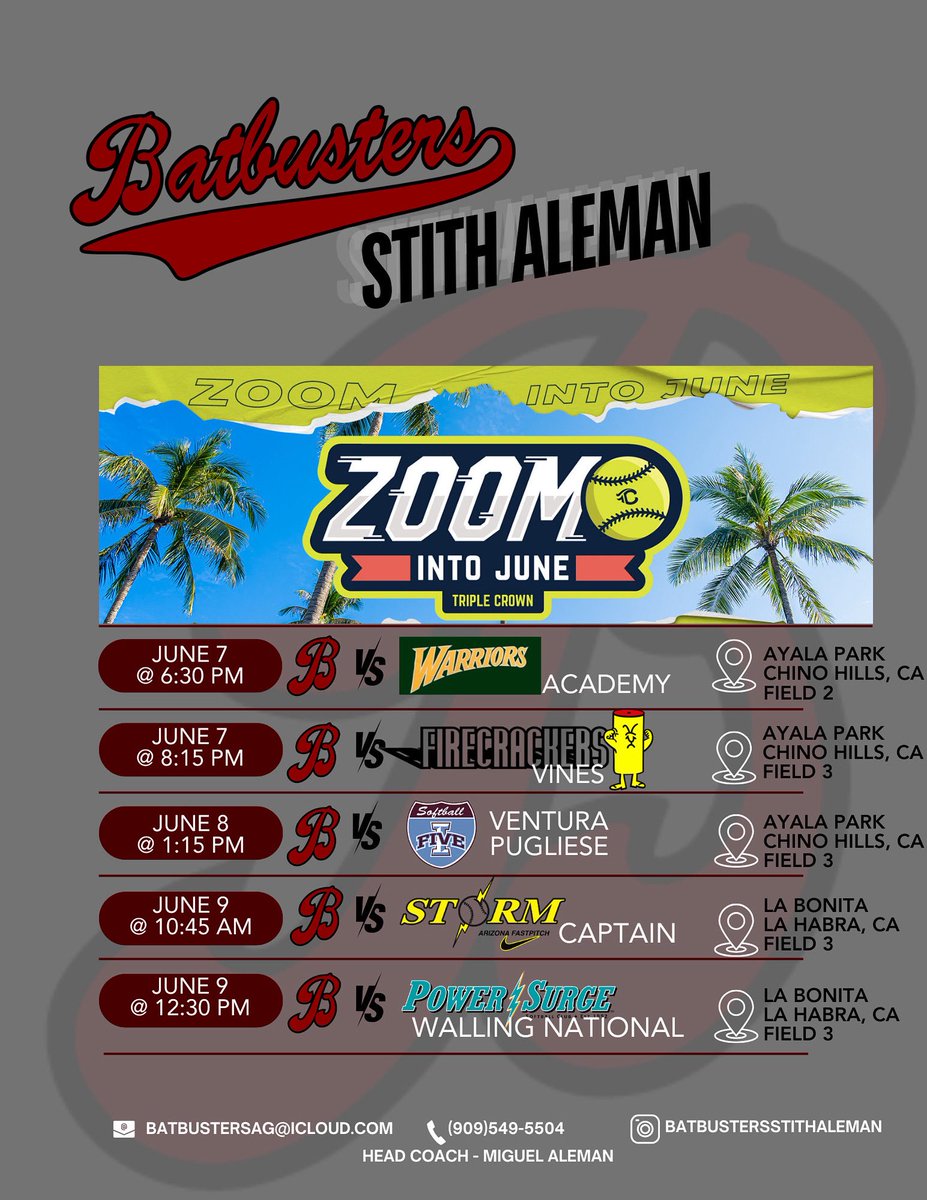 Zoom into June to get the summer season started!