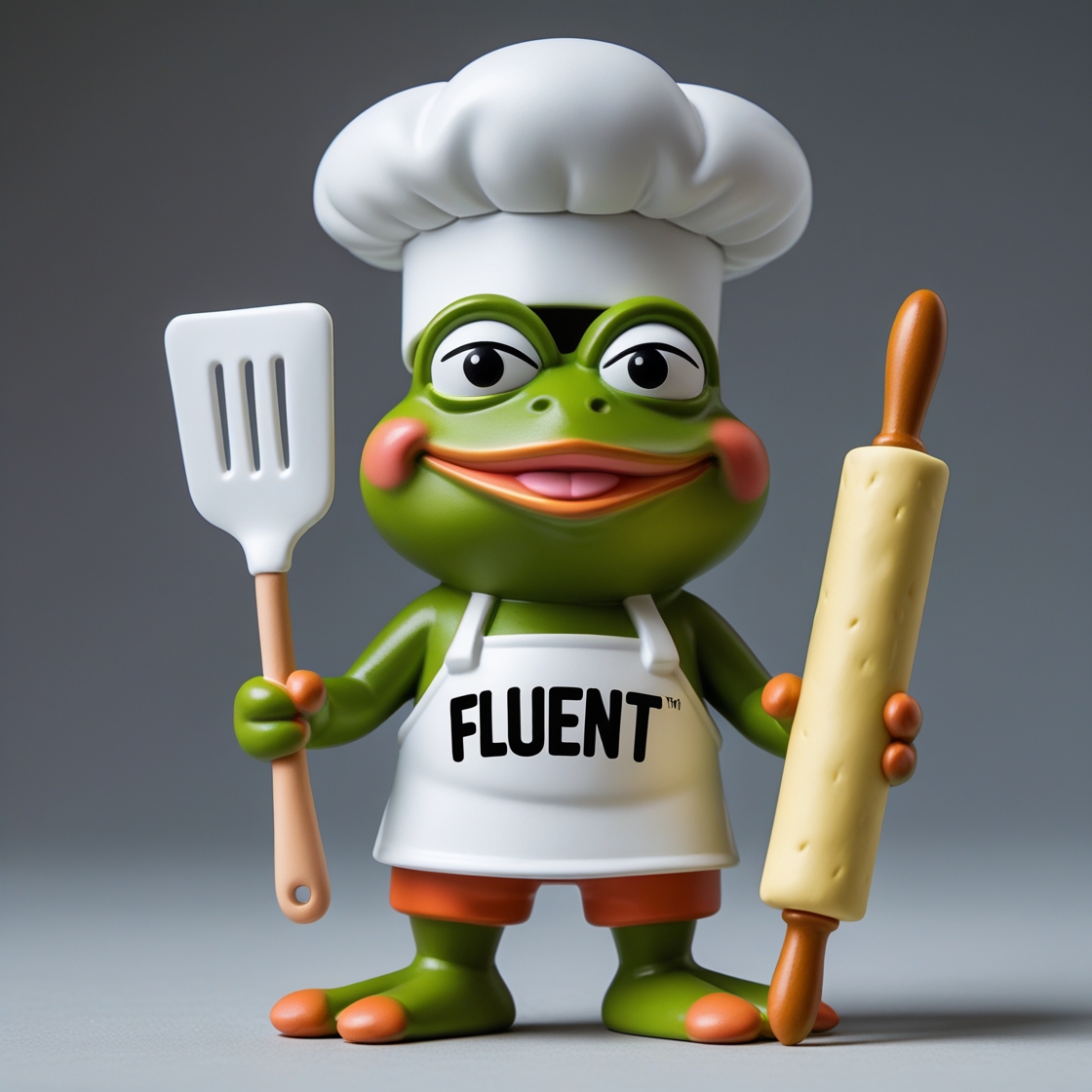 Mr_Brood's tweet image. 🚨 New drop for @fluentxyz  fans! 🚨

Meet the collectible Pepe chef figurines rocking the #Fluent logo! 🍳👨‍🍳 Ready to level up your collection! Join our world where every piece counts and style matters. 💎

#Crypto #FluentCommunity #NFT #Pepe #Collectibles #FluentFam
