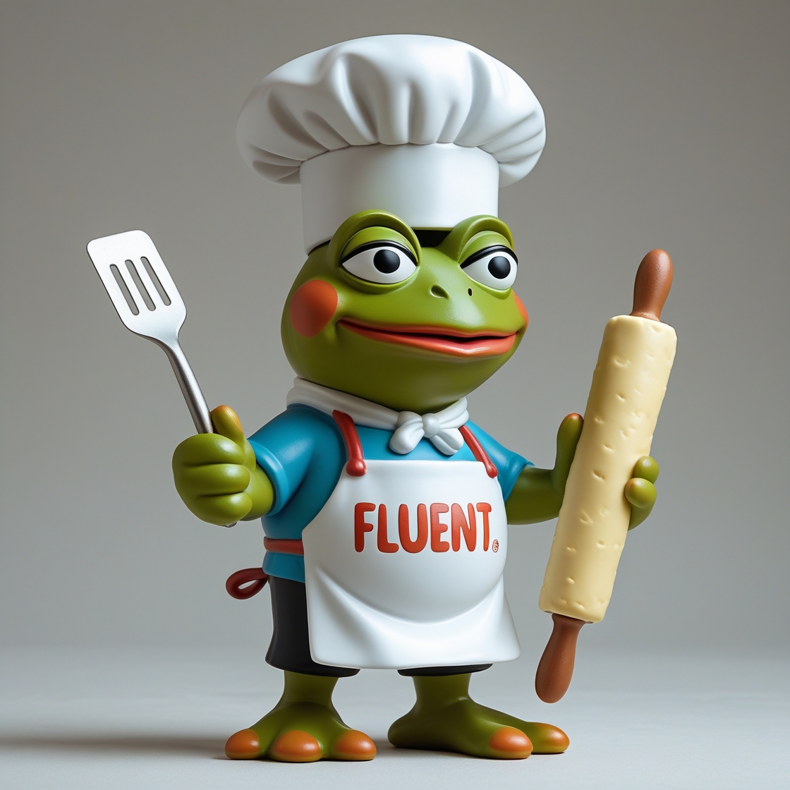 Mr_Brood's tweet image. 🚨 New drop for @fluentxyz  fans! 🚨

Meet the collectible Pepe chef figurines rocking the #Fluent logo! 🍳👨‍🍳 Ready to level up your collection! Join our world where every piece counts and style matters. 💎

#Crypto #FluentCommunity #NFT #Pepe #Collectibles #FluentFam