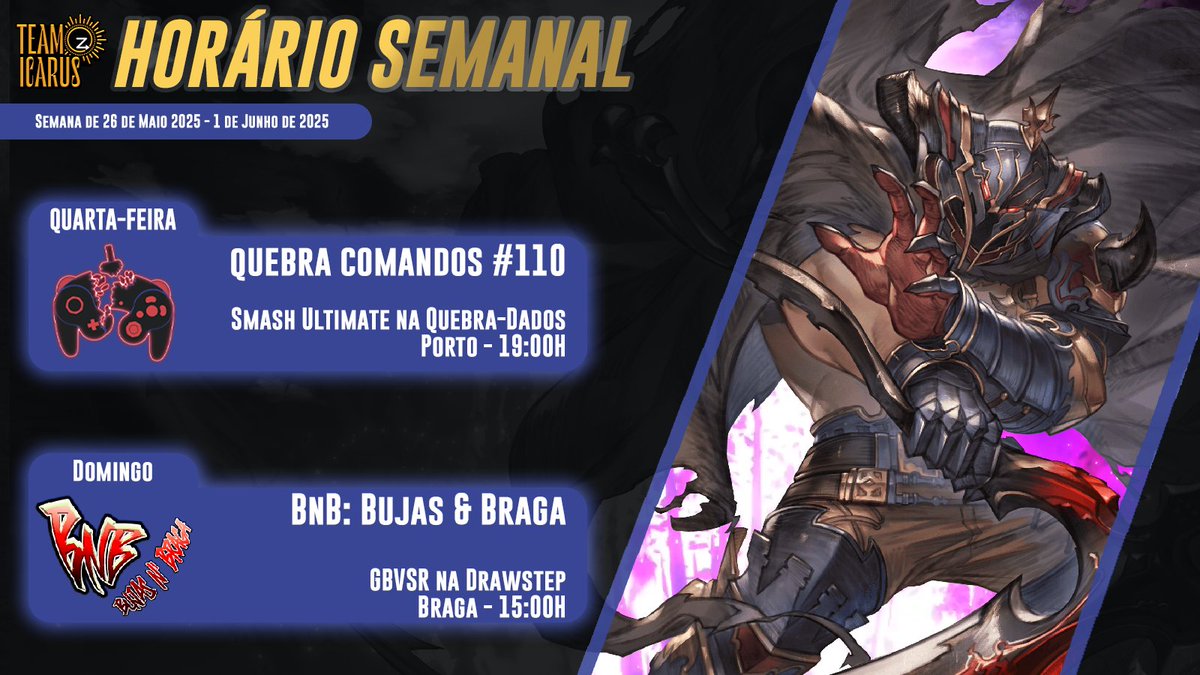 O céu tem estado grande azul para estes lados, e continua nos eventos desta semana!