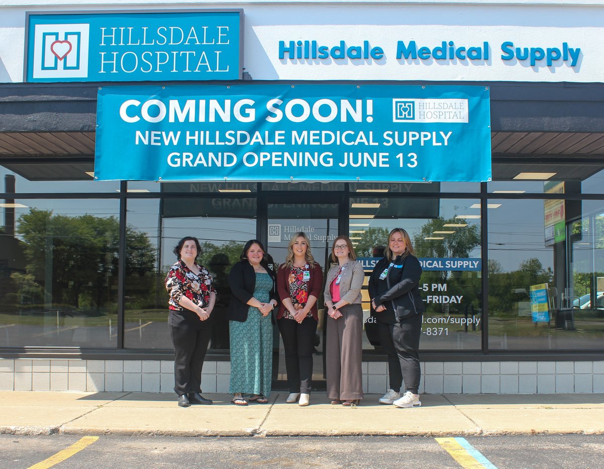 Hillsdale Hospital (@hillsdalehosp) on Twitter photo Hillsdale Medical Supply is open! Our home oxygen and durable medical equipment store moved down the road to 2966 W. Carleton Rd. Join us at our grand opening on Friday, June 13 at 1 pm, and until then, our doors are open Mon.–Fri., 8 am–5 pm. Learn more: hillsdalehospital.com/services/home-…. Hillsdale Medical Supply is open! Our home oxygen and durable medical equipment store moved down the road to 2966 W. Carleton Rd. Join us at our grand opening on Friday, June 13 at 1 pm, and until then, our doors are open Mon.–Fri., 8 am–5 pm. Learn more: hillsdalehospital.com/services/home-….
