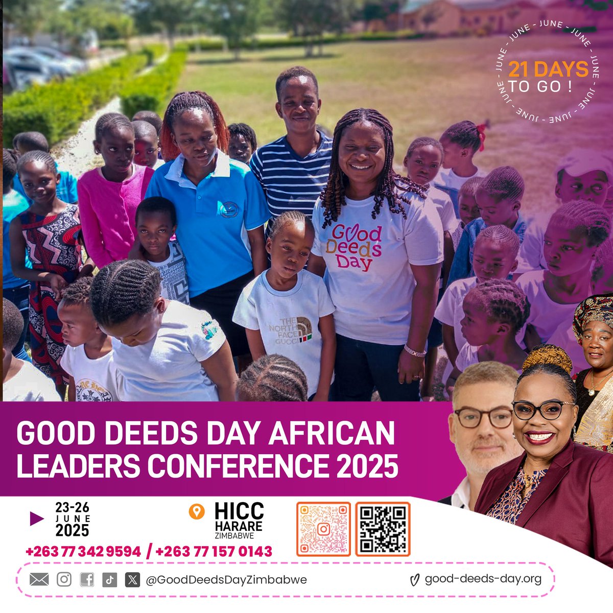 GDDZimbabwe's tweet photo. Last reminder for today before you go to sleep, think of the good you've done today, think of the good you'll do tomorrow, and definitely think of the conference 😉.
#GoodDeedsDayZimbabwe2025 #GoodDeedsDayConference #gooddeedsday #HICC #Harare #KeepDoingGood https://t.co/8w5Tgkw5c1