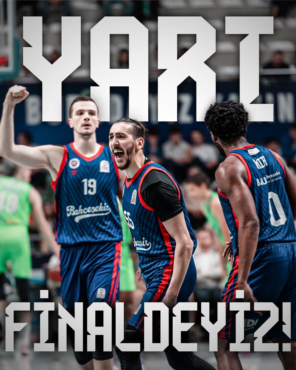 🔥YARI FİNALDEYİZ YARI FİNALDEYİZ YARI FİNALDEYİZ!!!

💪TÜRKİYE SİGORTA BASKETBOL SÜPER LİGİ’NDE TARİHİMİZDE İLK KEZ YARI FİNALE  YÜKSELİYORUZ

❤️💙 #FlyHighTogether | <a href="/basketsuperligi/">Türkiye Sigorta Basketbol Süper Ligi</a> #AvrupanınEnSüperi