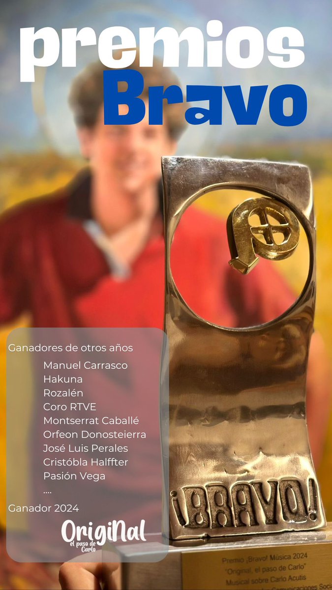 Reconocimiento a nuestro musical: Original, el paso de Carlo