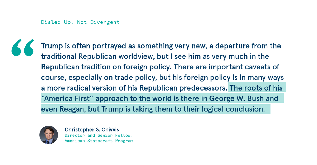 CEIPStatecraft's tweet image. Has Trump ushered in a new era of foreign policymaking, or beneath the bluster, is it business as usual?
In our latest newsletter, we asked @CarnegieEndow scholars: What sets Trump's foreign policy apart this term?
See more – and subscribe for our latest foreign policy…
