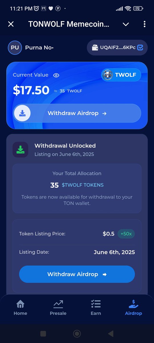 PurnaTheeng's tweet photo. @tonwolfmemecoin https://t.co/8L8JeehBgx