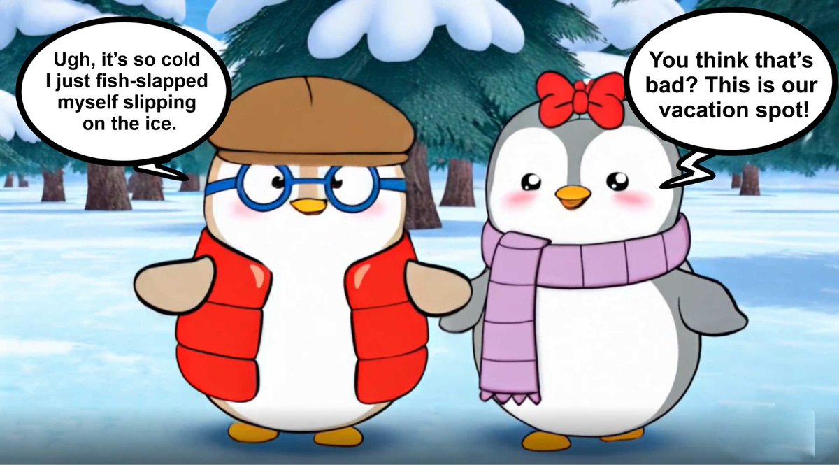 🥚FLEXmyNFT (@flexmynft) on Twitter photo When your vacation spot is colder than expected! #WinterWonderland #PenguinProblems <a href="/LilPudgys/">Lil Pudgys</a> When your vacation spot is colder than expected! #WinterWonderland #PenguinProblems <a href="/LilPudgys/">Lil Pudgys</a>