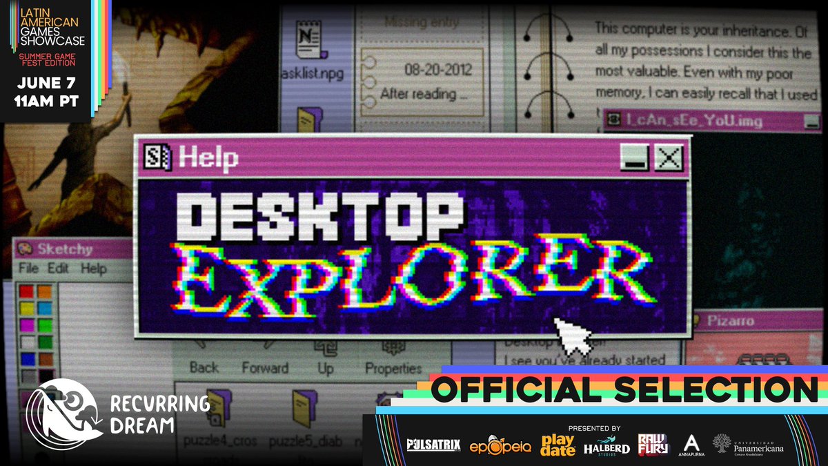 Great news Explorers! Desktop Explorer has been selected for the Latin American Games Showcase: Summer Game Fest Edition 2025 <a href="/LAGShowcase/">Latin American Games Showcase</a> 
Please tune in on June 7th, 11 AM PT to their streams on Youtube or Twitch to see our first ever reveal trailer
#LAGS2025 #SummerGameFest