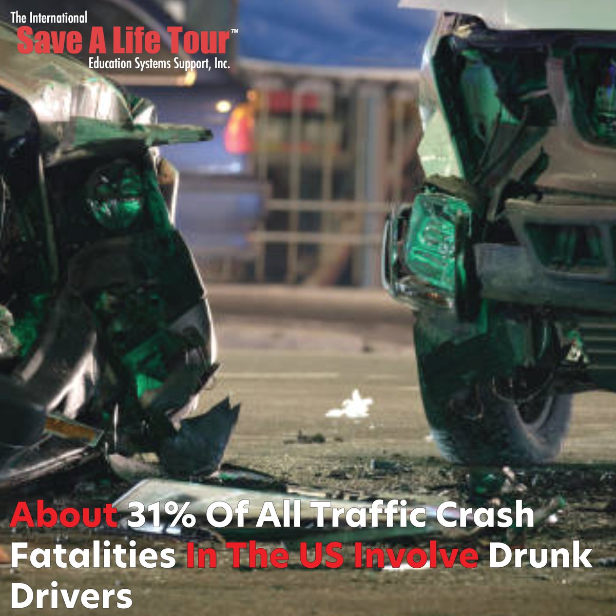 31% of all crash deaths? Drunk drivers showing up uninvited and ruining the whole trip. 🍻🚗💥 #PartyFoul #DriveSober