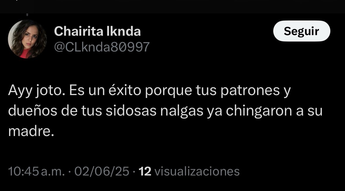 Se leen muy enojados como para el éxito que dicen que tuvieron…

🙊🙊🙊