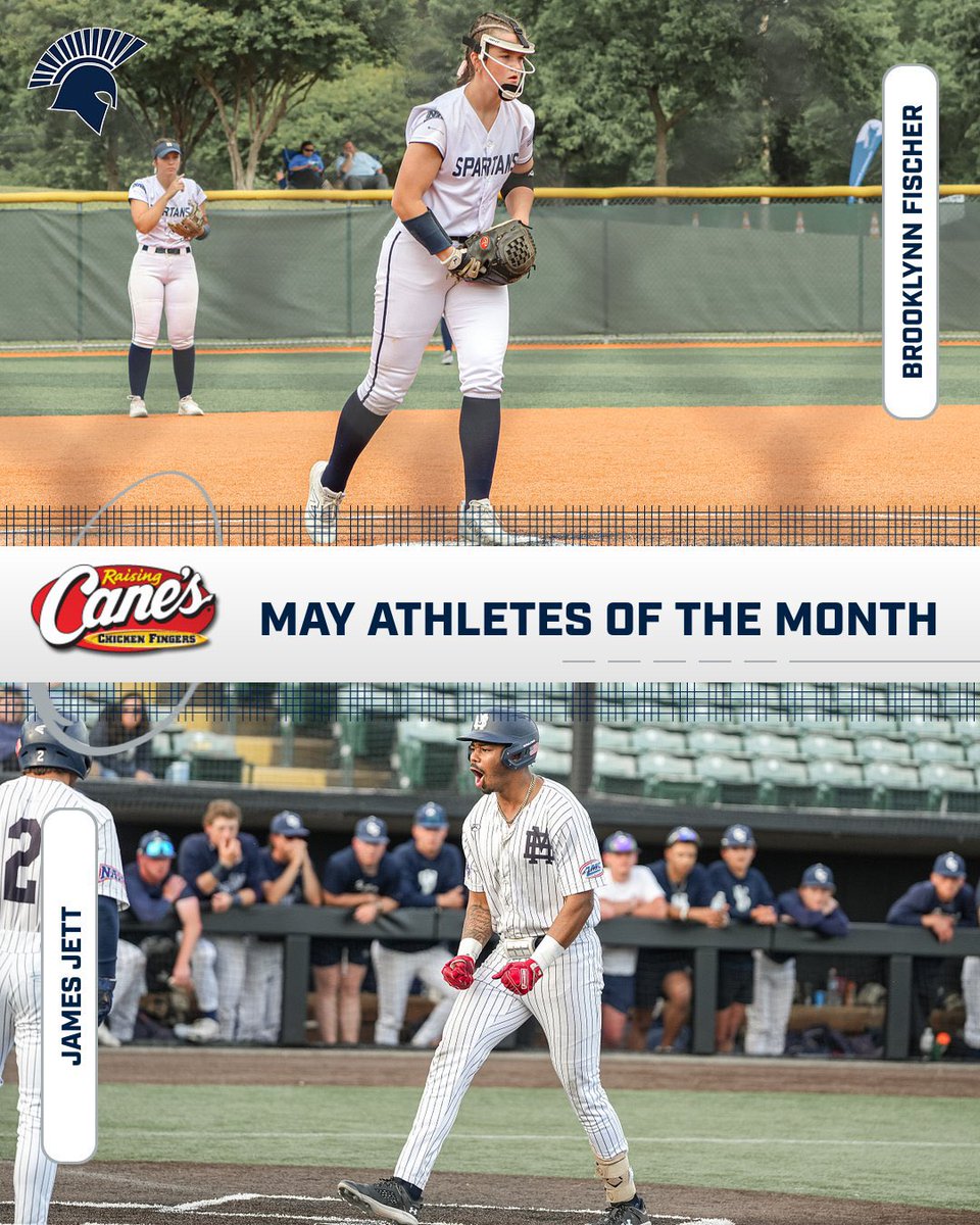 Missouri Baptist Athletics (@mbuathletics) on Twitter photo Our <a href="/raisingcanes/">Raising Cane's</a> May Athletes of the Month!
Brooklynn Fischer hit .421 with three home runs and 8 RBI while pitching to a 2.95 ERA and 2-1 record as the team won the AMC Championship!
James Jett hit .615 in the baseball championship run including four home runs (three in the Our <a href="/raisingcanes/">Raising Cane's</a> May Athletes of the Month!
Brooklynn Fischer hit .421 with three home runs and 8 RBI while pitching to a 2.95 ERA and 2-1 record as the team won the AMC Championship!
James Jett hit .615 in the baseball championship run including four home runs (three in the