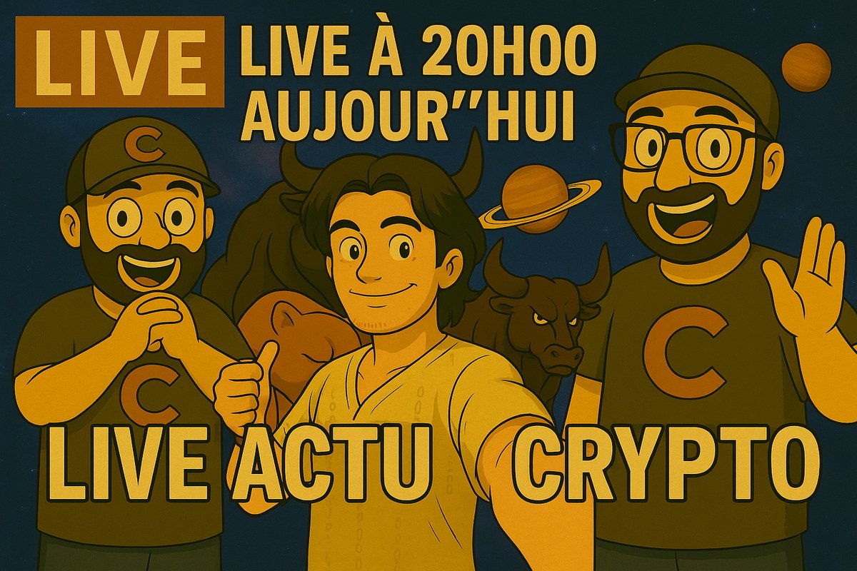 Crypto LFDM 🎒 (@cryptolfdm) on Twitter photo Bistro CRYPTO edition 1 avec <a href="/Poupyxi/">poupyxi / 🧊</a> ce soir à 20h00 !
Youtube ; youtube.com/@CryptoLFDMSur Twitch : twitch.tv/cryptolfdm Bistro CRYPTO edition 1 avec <a href="/Poupyxi/">poupyxi / 🧊</a> ce soir à 20h00 !
Youtube ; youtube.com/@CryptoLFDMSur Twitch : twitch.tv/cryptolfdm