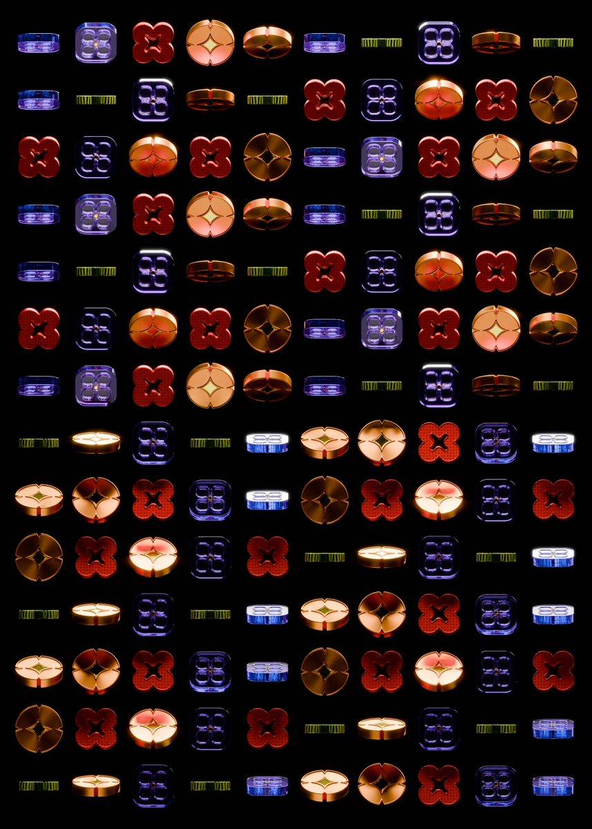 The shape grid is encoded with a secret message - can you figure it out?