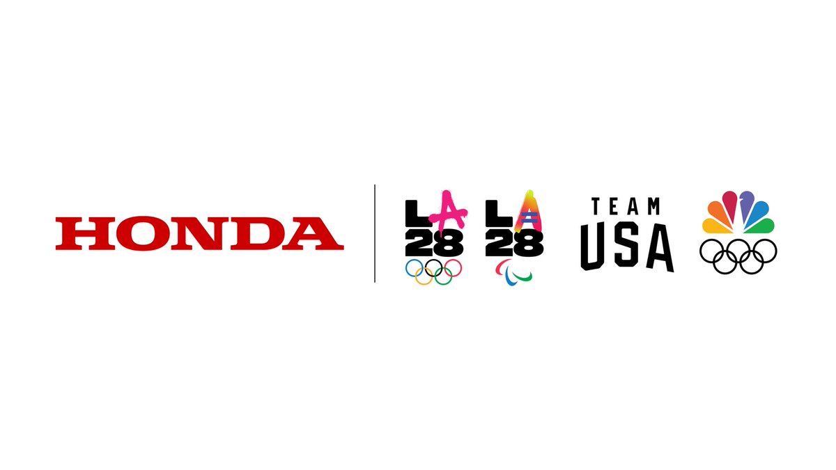 Beep beep! 🚘 We’ve got a major announcement. LA28’s newest Partner will be rolling up to the 2028 Olympic and Paralympic Games in style. Please join us in welcoming Honda as a Founding Partner of the LA28 Olympic and Paralympic Games and the Official Automotive Partner of Team
