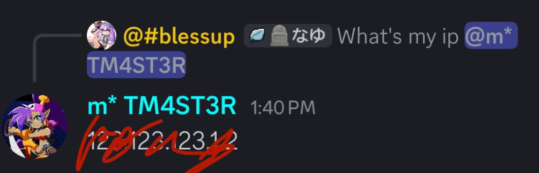 We have just caught tm4st3r IN THE ACT of dropping another persons IP. 

This is a callout post and WE are making sure the entire Splatoon world knows who stopped Chocopero from reaching 5k.