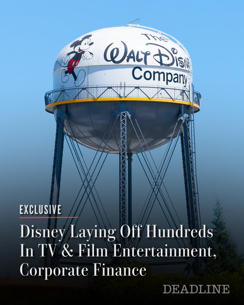 EXCLUSIVE: Major layoffs are underway Monday the Walt Disney Company, with several hundred employees impacted globally, Deadline has learned. The bulk of them are across divisions of Disney Entertainment, including marketing for both film and television as well as television
