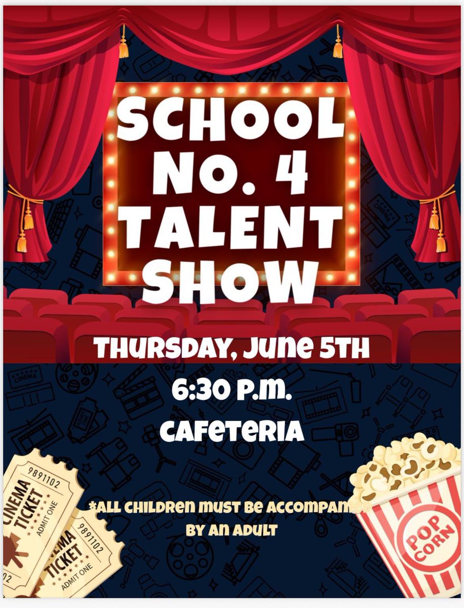 🎤 ✨ Calling all families! Join us for an unforgettable Talent Show filled with amazing performances by our talented students. Come cheer on our stars &amp;  celebrate their creativity! Don’t miss this fun filled evening of music, dance &amp; more.   #WeRoarAtSchool4 🌟 🎤
