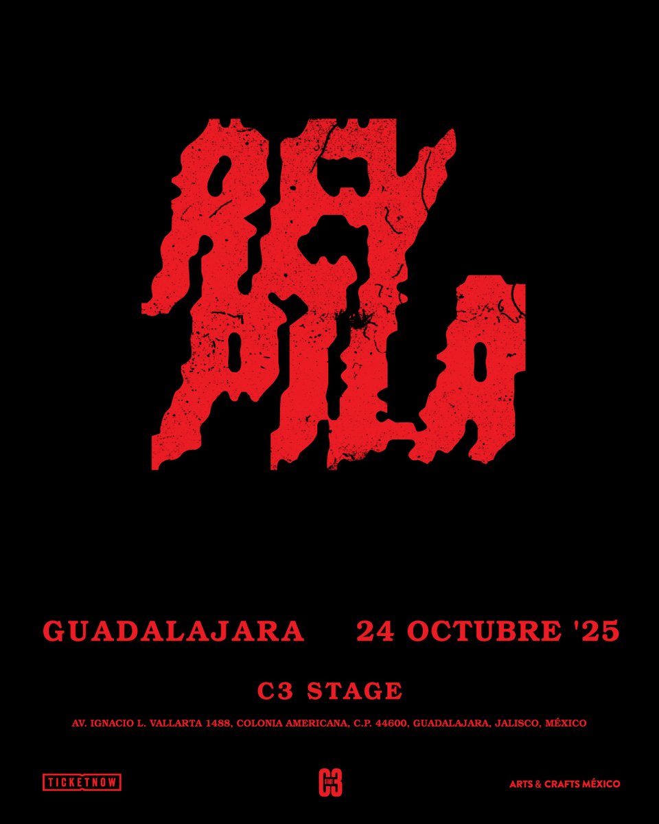 🖤 Oscuridad, elegancia y una identidad sombría: sinónimos de la propuesta llamada <a href="/reypila/">Rey Pila</a>, quienes estarán de vuelta en Guadalajara en la spooky season, completamente ad hoc a su esencia. 🧛🪩

🎶 ¡Nos vemos el 24 de octubre!🎟️ Boletos ya a la venta: ticketnowmexico.com/evento/present…