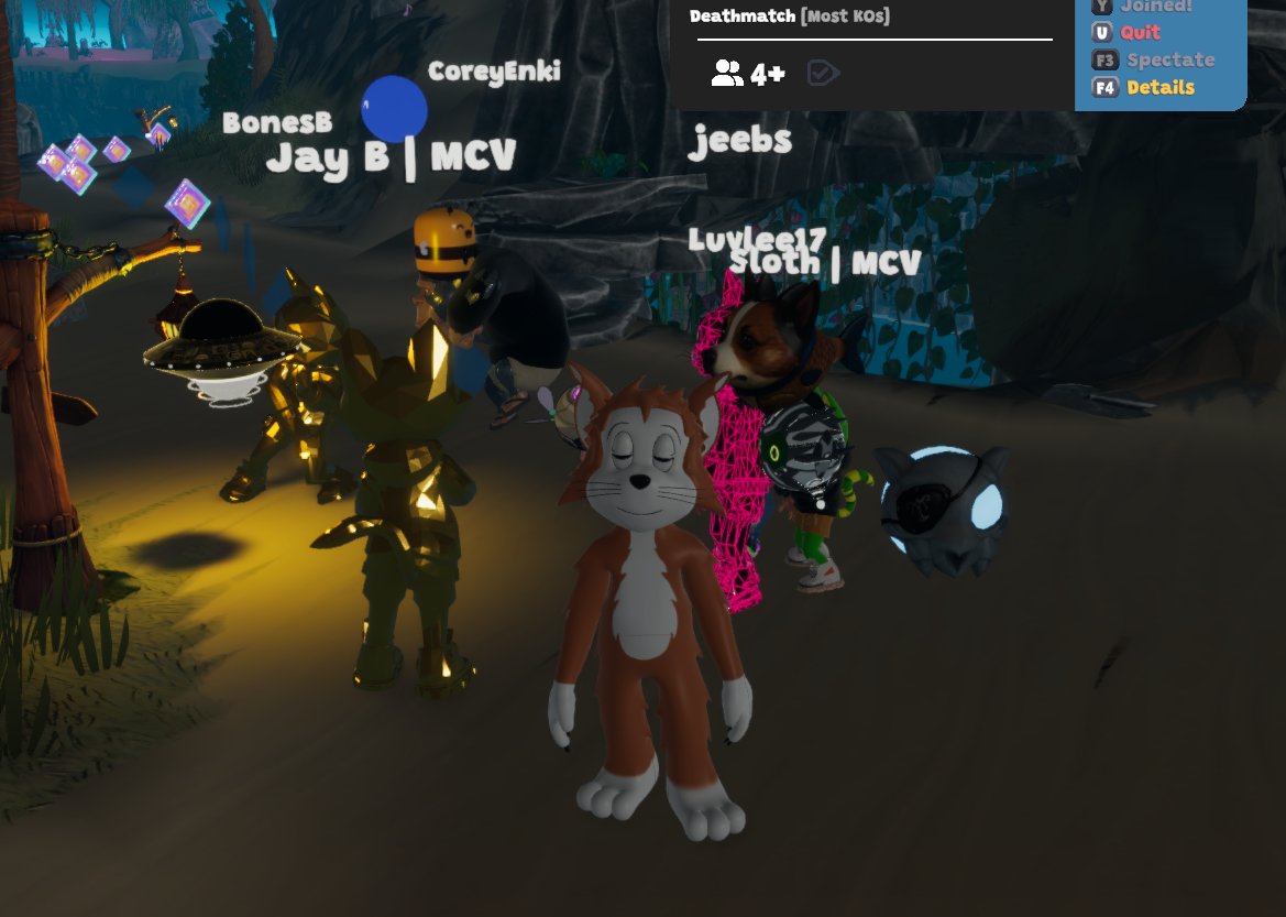 It was so much fun playing with everyone over on <a href="/Nifty_Island/">Nifty Island 🏝</a> Last night!! Cant wait to do it again!! 🤍

Also, The <a href="/FelineFiendz/">Fiendz</a> Avatars are AWESOME 😸