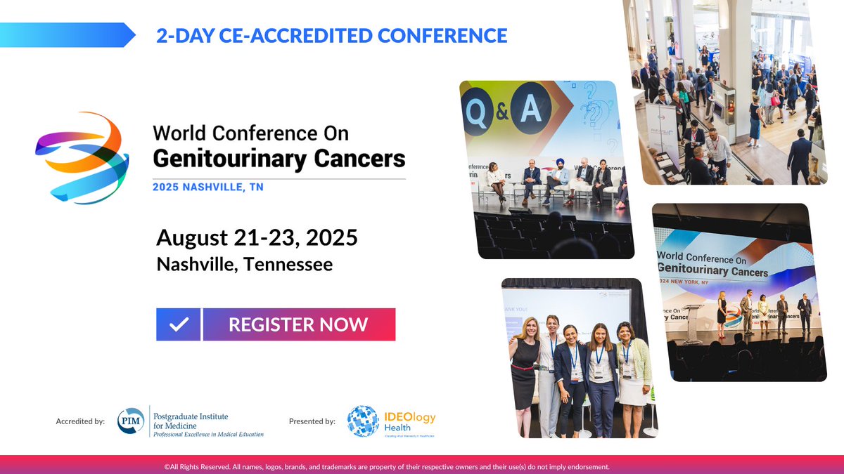 World GU Conference (@guconference) on Twitter photo Seen the latest RCC data at #ASCO25? Go deeper with leading kidney cancer experts at #WorldGU25 this August in Nashville, TN. Drs. <a href="/brian_rini/">Brian Rini, MD</a>, <a href="/EJonasch/">Eric Jonasch</a>, <a href="/katy_beckermann/">Katy Beckermann</a>, <a href="/bergsa83/">Stephanie Berg</a> & <a href="/HHammersMD/">Hans Hammers</a> are bringing real-world insights and forward-thinking strategies. #CE-accredited. Seen the latest RCC data at #ASCO25? Go deeper with leading kidney cancer experts at #WorldGU25 this August in Nashville, TN. Drs. <a href="/brian_rini/">Brian Rini, MD</a>, <a href="/EJonasch/">Eric Jonasch</a>, <a href="/katy_beckermann/">Katy Beckermann</a>, <a href="/bergsa83/">Stephanie Berg</a> & <a href="/HHammersMD/">Hans Hammers</a> are bringing real-world insights and forward-thinking strategies. #CE-accredited.