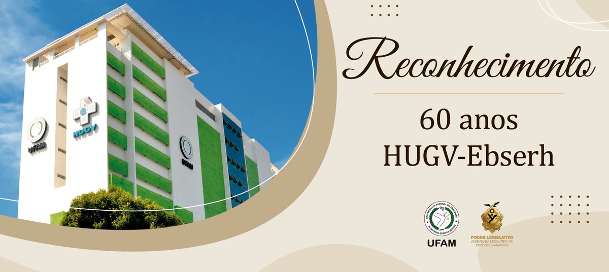 HUGV-Ebserh recebe homenagem da Assembleia Legislativa pelos seus 60 anos. x.gd/W6ZQw