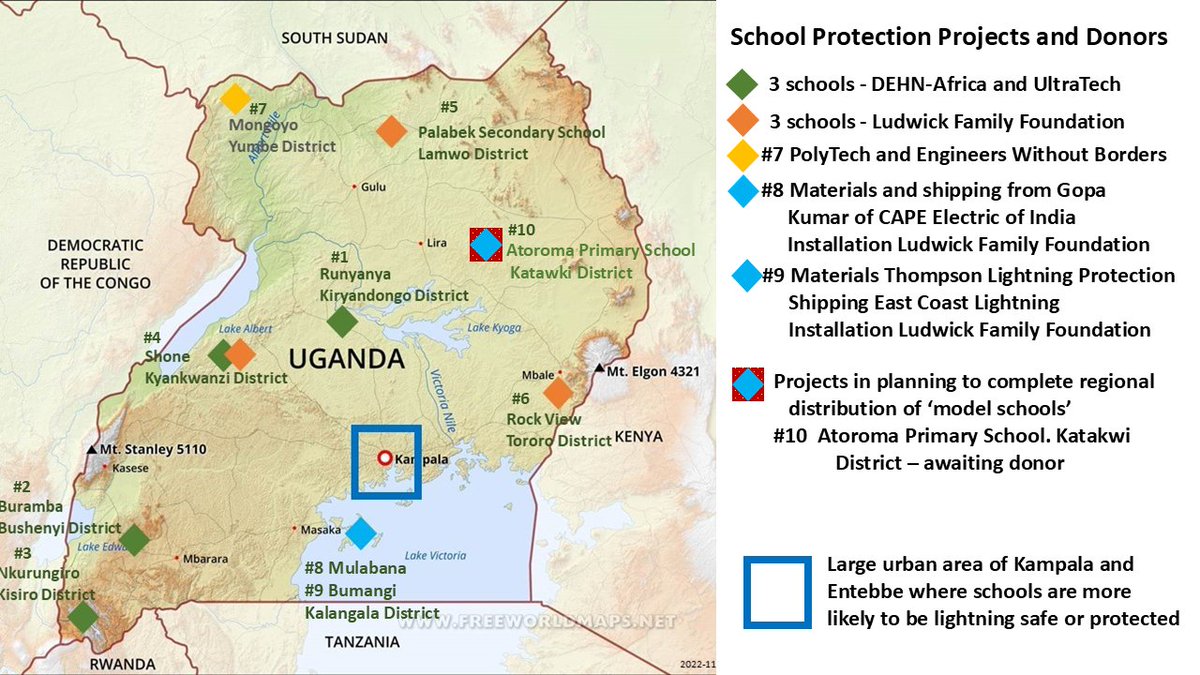 ACLENet's tweet photo. Help us remember International Lightning Safety Day 28 June 2025 https://t.co/bBUC4cFEYC Help prevent more lightning deaths - Donate for the repairs of Buramba and Runyanya Schools Lightning Protection Systems https://t.co/iUZjvjkui9