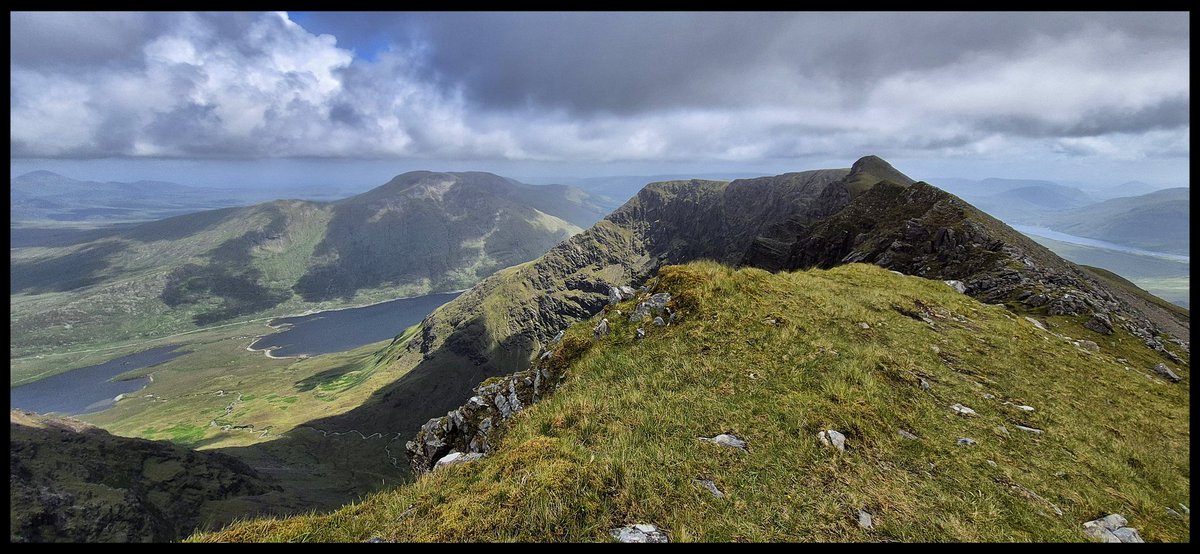 ATuathaigh's tweet photo. Mweelrea to Benn Lugmore hike. #Mayo #Ireland #hiking #Mountain https://t.co/yy134XETLY