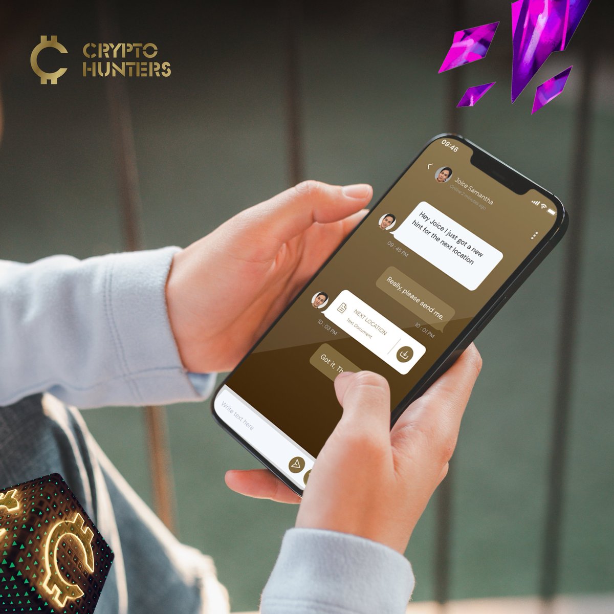 💬 Chat.
🕹️ Play.
💰 Win.

Crypto Hunters brings social gaming to Web3 like never before. Ready to hunt with friends?

📲 iOS: apps.apple.com/ua/app/crypto-…
📲 Android: play.google.com/store/apps/det…