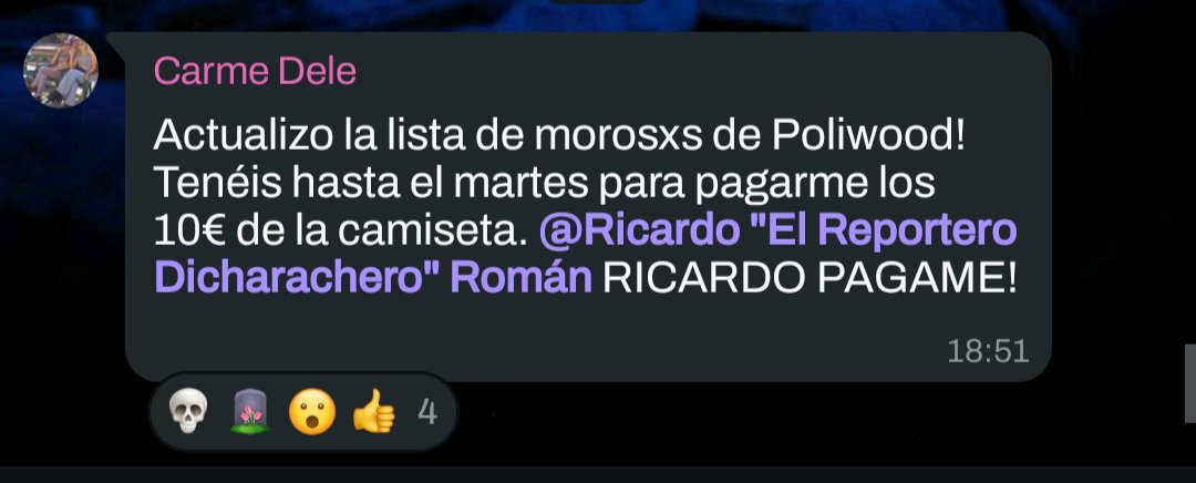RickUpdates's tweet image. 🚨 | Ricardo Román ha sido catalogado como "moroso" por parte de Carme Ferrer (@ahorkarme).
