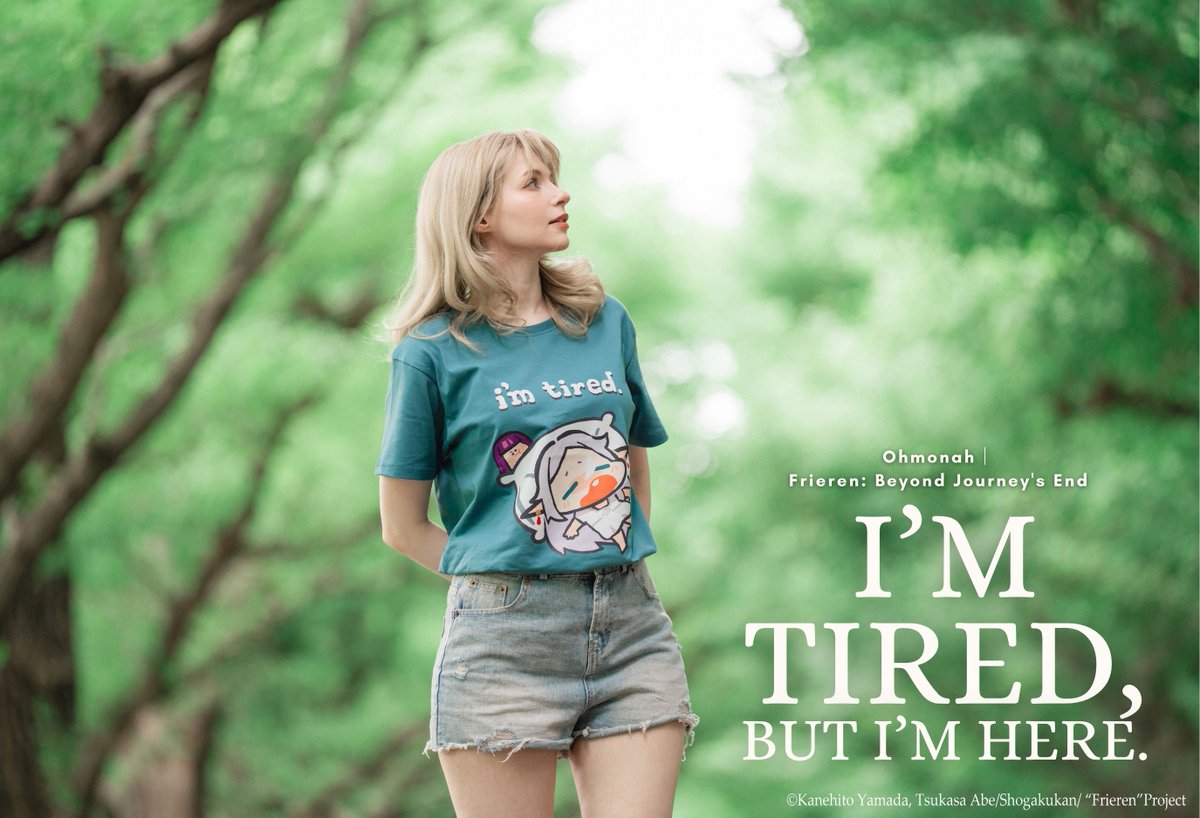 Ohmonah｜Frieren: Beyond Journey's End

Our spin on a classic "I'm tired" shirt but for Frieren &lt;3

Debut: AX-2025/Online Jul25,2025