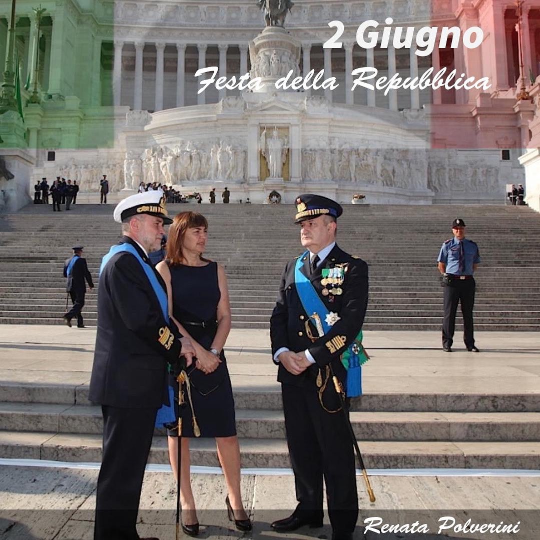 Renata Polverini (@renatapolverini) on Twitter photo #2giugno🇮🇹 #festadellarepubblica #2giugno🇮🇹 #festadellarepubblica