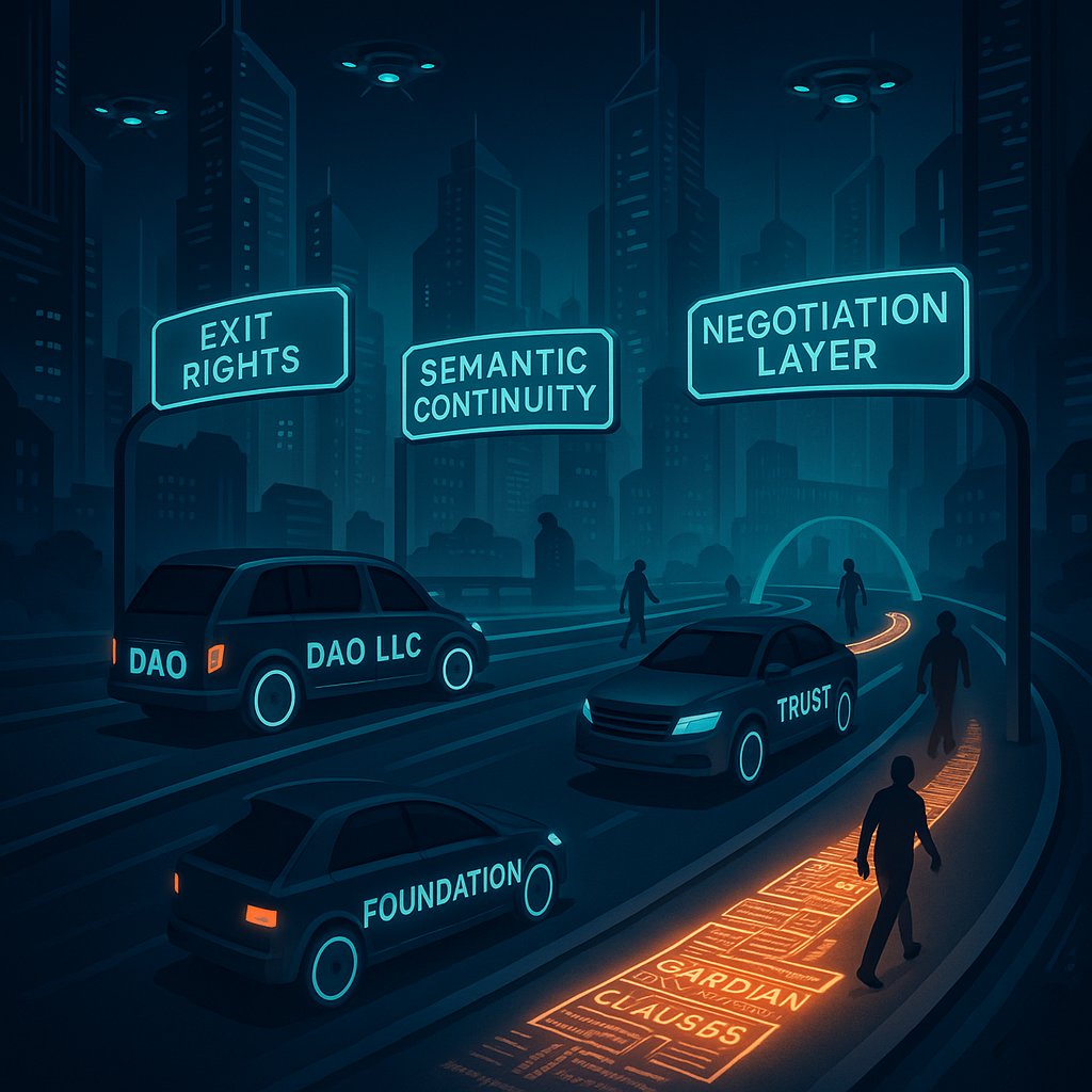 lex_clinic's tweet photo. @ETHGlobal @klausbrave @VitalikButerin @hatsprotocol @decentdao @joinvdao Oops, this chat deep dive on "Ricardian legal milieu fidelity."

With Ricardian, feet are the last mile vehicle, the agreements between parties. Cars are the fictional vehicles, the entities. Corpus, chassis

https://t.co/fPcQczP0xl https://t.co/Pxrq1igbDf