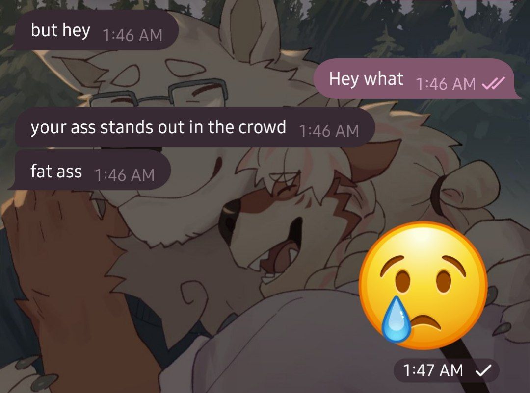 Oomf is so mean to me