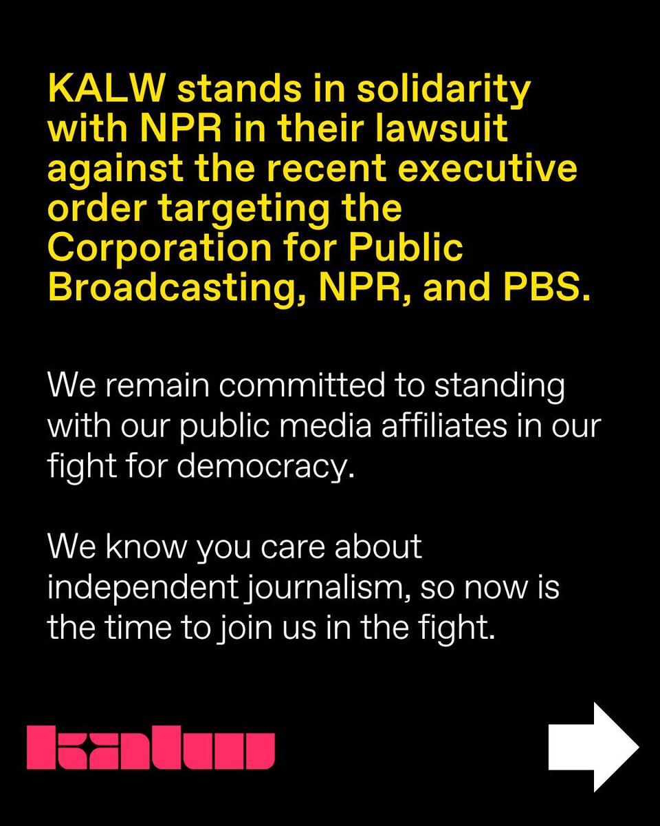 KALW's tweet image. KALW's work—like the work of local stations across the nation—is embedded in our local community, delivering breaking news, expertise, and stories that you can’t find anywhere else.