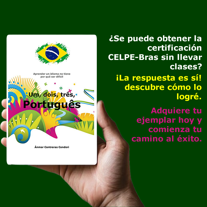 ceaperu's tweet photo. ¿Se puede obtener la certificación CELPE-Bras sin clases?
¡La respuesta es sí! Descubre cómo lo logré.
Adquiere tu ejemplar hoy y comienza tu camino al éxito. https://t.co/H3O6ijnvhL