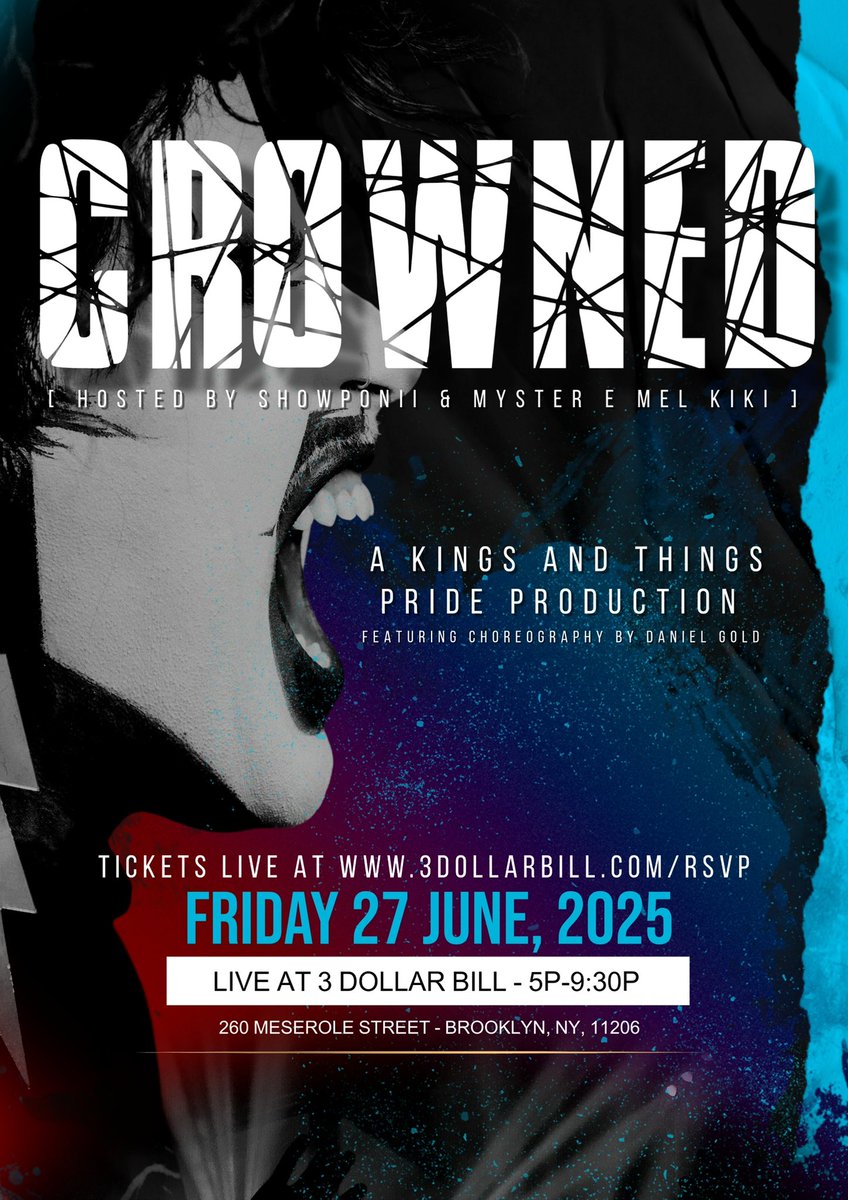 TICKETS FOR CROWNED ARE LIVE DIVAS GET THEM NOW SUPPORT YOUR KINGS AND THINGS THIS PRIDE