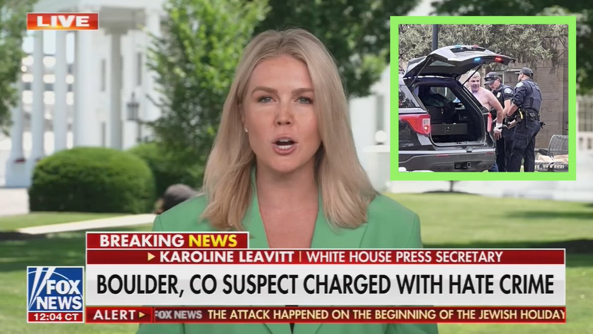 🔥 Karoline Leavitt just dropped the hammer.

An Egyptian national—let in under Biden’s open border—set Americans on fire in Boulder, Colorado.

Now she’s calling for a nation-wide crackdown:

No more unvetted illegals. No more terror attacks on American soil.

And her warning to