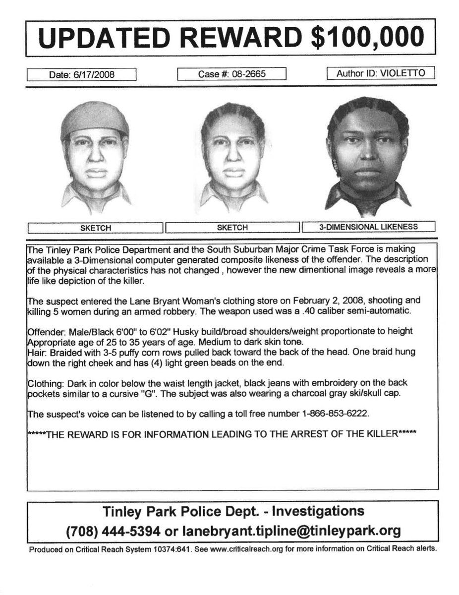 JerkFace Killah (@whiteoutgotu) on Twitter photo Official #TinkeyParkPD page about the crime:
tinleypark.org/government/dep…
Definitely listen to the homies <a href="/TCGNIC/">NIC EDWARDS</a> and <a href="/TCGCaptain/">CaptainFathands</a>'s excellent analysis if you haven't already.
<a href="/truecrimegarage/">Captain</a> Ep. 200
Part 1:
podcasts.apple.com/us/podcast/tru…
Part 2:
podcasts.apple.com/us/podcast/tru…
#LaneBryant Official #TinkeyParkPD page about the crime:
tinleypark.org/government/dep…
Definitely listen to the homies <a href="/TCGNIC/">NIC EDWARDS</a> and <a href="/TCGCaptain/">CaptainFathands</a>'s excellent analysis if you haven't already.
<a href="/truecrimegarage/">Captain</a> Ep. 200
Part 1:
podcasts.apple.com/us/podcast/tru…
Part 2:
podcasts.apple.com/us/podcast/tru…
#LaneBryant