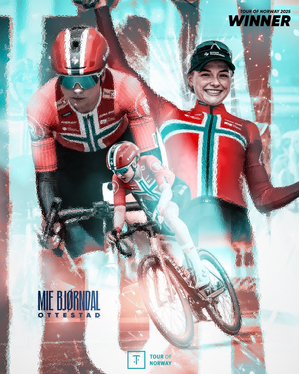 Tour of Norway (@tourofnorway) on Twitter photo Flying the Norwegian flag and claiming a historic GC win at Tour of Norway 🇳🇴🩵
Congratulations Mie Bjørndal Ottestad and Uno-X Mobility!
#ToN25
🎨 <a href="/ArtsRonan/">Arts Ronan</a>
📸 Szymon Gruchalski | Kjetil Birkedal Pedersen Flying the Norwegian flag and claiming a historic GC win at Tour of Norway 🇳🇴🩵
Congratulations Mie Bjørndal Ottestad and Uno-X Mobility!
#ToN25
🎨 <a href="/ArtsRonan/">Arts Ronan</a>
📸 Szymon Gruchalski | Kjetil Birkedal Pedersen
