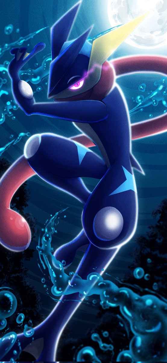 Greninja - Shadow in the Night. 

#Pokemon #fanart  #Greninja