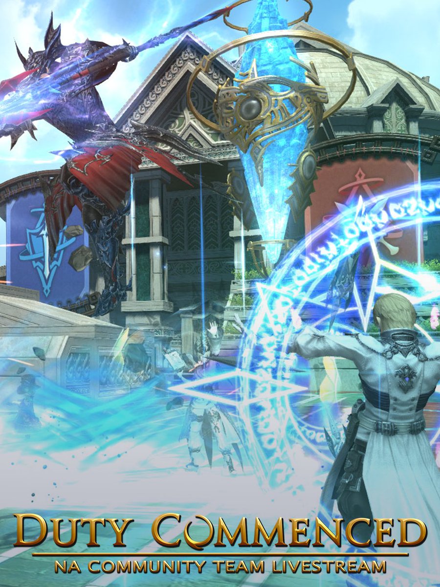 The next Duty Commenced livestream is set! ✨ sqex.to/poU3S

📅 Wednesday, June 4 at 3:00 p.m. (PDT) / 22:00 (GMT)

Join North American Community team members and special guest Brian Ricardo as we dive into #FFXIV's PvP, showcase Community Commendations and host a