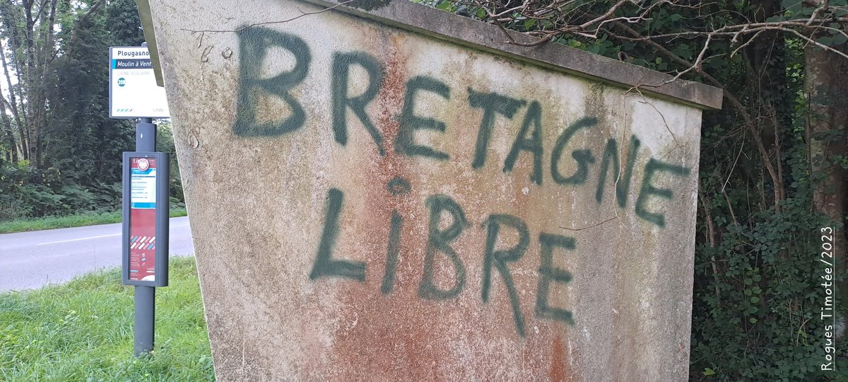"Bretagne libre"! Poltred taped e Plougasnou e 2023 !#BretagneLibre #BreizhDieub #BZH