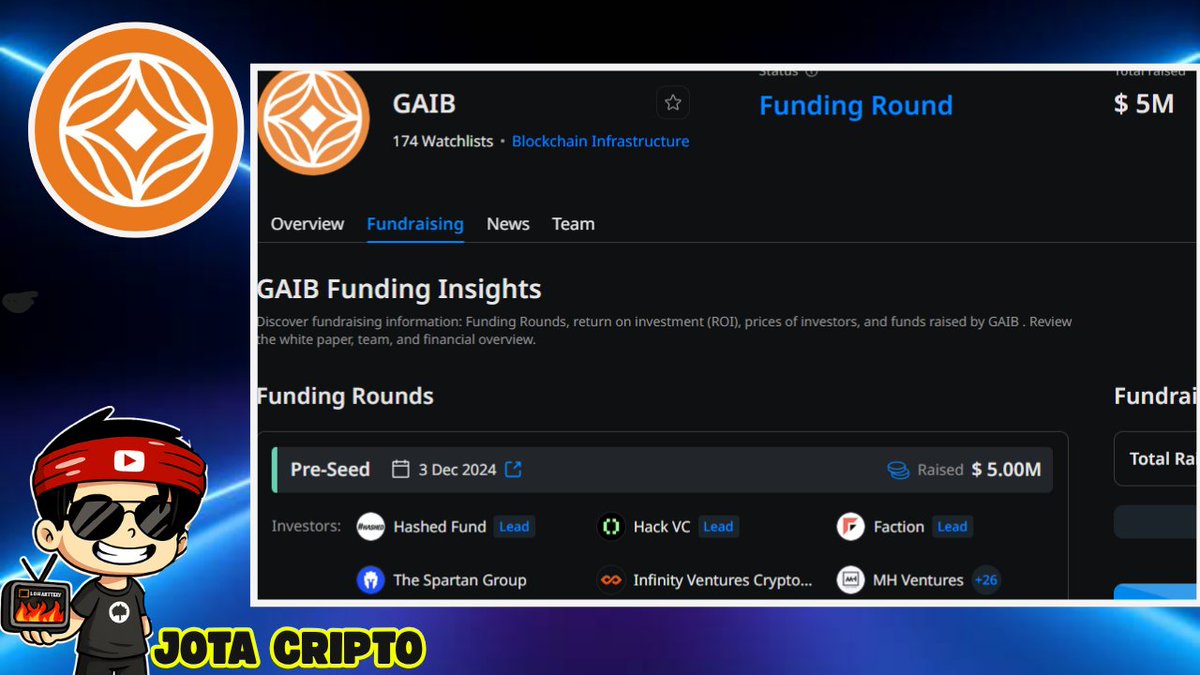 Jota Cripto (@jotacriptobr) on Twitter photo Iniciei semana passada nesse farm com Stablecoin, multiplicador de 5x já está disponível!
Conheça o <a href="/gaib_ai/">GAIB 🟠 | AiFi</a>
A GAIB está construindo a camada econômica para o futuro da IA e da computação, transformando GPUs de nível empresarial em uma nova classe de ativos onchain com Iniciei semana passada nesse farm com Stablecoin, multiplicador de 5x já está disponível!
Conheça o <a href="/gaib_ai/">GAIB 🟠 | AiFi</a>
A GAIB está construindo a camada econômica para o futuro da IA e da computação, transformando GPUs de nível empresarial em uma nova classe de ativos onchain com